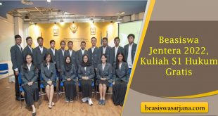Beasiswa Jentera 2022, Kuliah S1 Hukum Gratis dan Dapat Uang Saku