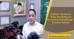 Pemkot Surabaya Buka Pendaftaran Beasiswa Gelombang 2 Khusus Pelajar