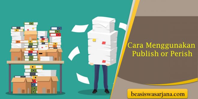 Cara Menggunakan Publish or Perish Beserta Link Downloadnya