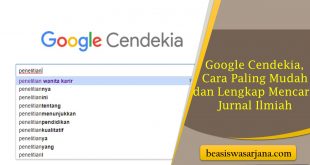 Google Cendekia, Cara Paling Mudah dan Lengkap Mencari Jurnal Ilmiah