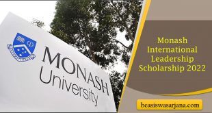 Monash International Leadership Scholarship 2022, Kesempatan Kuliah Gratis S1 & S2 di Monash University
