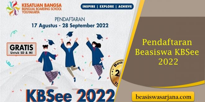 Pendaftaran Beasiswa KBSee 2022 Dibuka, Ada Total Rp 2 Miliar Lebih Untuk Siswa SD dan MI