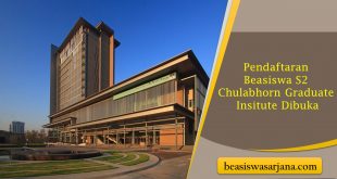 Pendaftaran Beasiswa S2 Chulabhorn Graduate Insitute Dibuka
