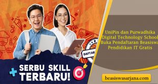UniPin dan Purwadhika Digital Technology School Buka Pendaftaran Beasiswa Pendidikan IT Gratis