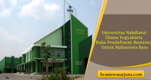 Universitas Nahdlatul Ulama Yogyakarta Buka Pendaftaran Beasiswa Untuk Mahasiswa Baru