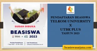 Beasiswa UTBK Plus 2023 Dibuka, Kesempatan bagi Lulusan SMA SMK MA untuk Kuliah S1 Gratis di Telkom University