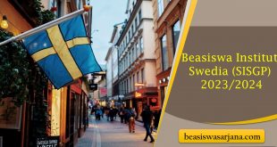 Beasiswa Institut Swedia (SISGP) 2023/2024