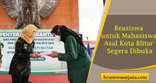 Beasiswa untuk Mahasiswa Asal Kota Blitar Segera Dibuka, Ini Syarat dan Dana yang Akan di Terima