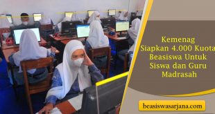 Kemenag Siapkan 4.000 Kuota Beasiswa Untuk Siswa dan Guru Madrasah