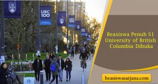 Pendaftaran Beasiswa Penuh S1 University of British Columbia Dibuka, Ini Syarat dan Info Lengkapnya