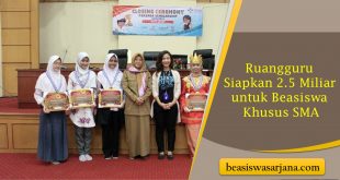 Ruangguru Siapkan 2.5 Miliar untuk Beasiswa Khusus SMA, Cek Syarat dan Cara Daftarnya