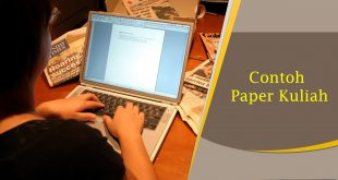 4 Contoh Paper Kuliah Sebagai Referensi Membuat Tugas