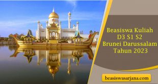Beasiswa Kuliah D3 S1 S2 Brunei Darussalam Tahun 2023 Dibuka, ada Tunjangan Sampai Rp 7 Juta Per Bulan