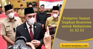 Pemprov Sumut Siapkan Beasiswa untuk Mahasiswa S1 S2 S3, Mulai dari 10 sampai 40 Juta! Ini Syarat dan Info Lengkapnya
