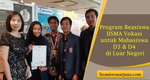 Program Beasiswa IISMA Vokasi untuk Mahasiswa D3 D4 di Luar Negeri