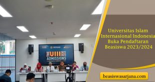 Universitas Islam Internasional Indonesia Buka Pendaftaran Beasiswa 2023/2024