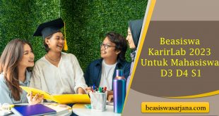 Beasiswa KarirLab 2023 Untuk Mahasiswa D3 D4 S1