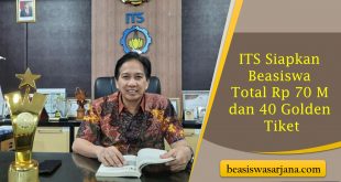 Sambut SNPMB 2023, ITS Siapkan Beasiswa Total Rp 70 M dan 40 Golden Tiket untuk Tiap Prodi