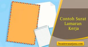 Contoh Surat Lamaran Kerja