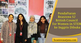 Pendaftaran Beasiswa S2 British Council for Women in STEM ke Inggris Dibuka