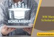 WM Mann Scholarship