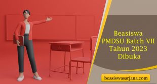Beasiswa PMDSU Batch VII Tahun 2023 Dibuka